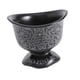 thumbnail image 5 of Taza de postre de cerámica portátil para fotos, decoración del hogar, tazón para postres negro, 5 of 9