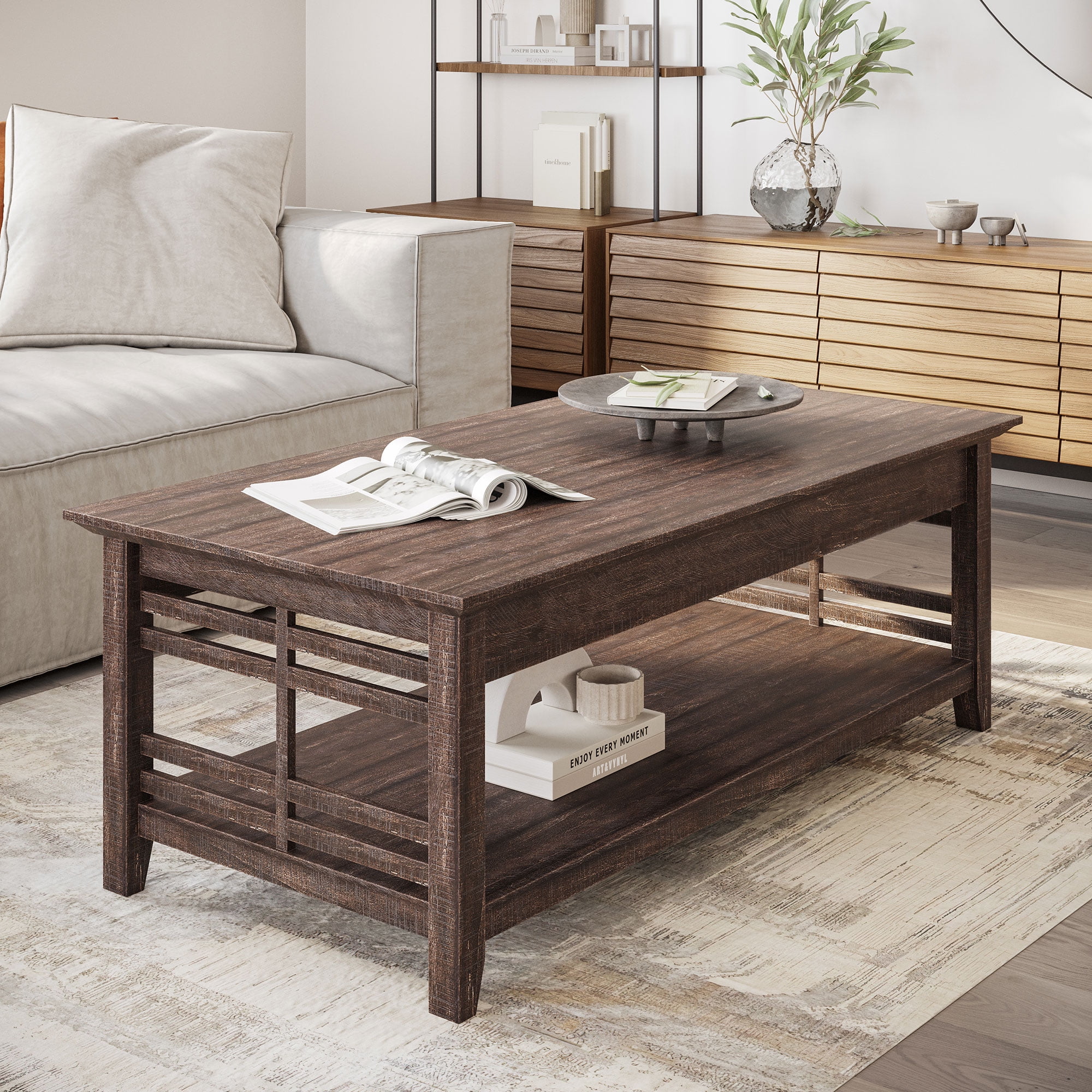 【レチェオ 】dareels ONE TWO COFFEE TABLE dareels ONE TWO COFFEE TABLE（Walker Edison 18.5
