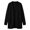 Black, variant on Womens Knit Cardigan Sweater Long Sleeve Open Front Casual Comfortable Coat Versatile Everyday Layering Jacket Deep Patch Pockets Soft Hand Feel