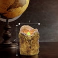 thumbnail image 3 of CWI Gifts 3" x 4" Burnt Ivory Dripped Timer Pillar Candle, 3 of 6