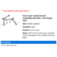 thumbnail image 2 of Front Lower Control Arm Kit - Compatible with 2009 - 2014 Honda Pilot 2010 2011 2012 2013, 2 of 2