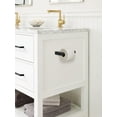 thumbnail image 2 of Amerock Monument Matte Black Single Post Toilet Paper Holder, 2 of 8