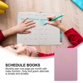 thumbnail image 3 of OUNONA 1Set Weekly Planning Schedule Planner Paper Pink Simple Teacher Planner, 3 of 8