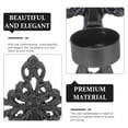 thumbnail image 3 of Set de 2 portavelas de pared OUNONA Matte Black Metal, 3 of 9