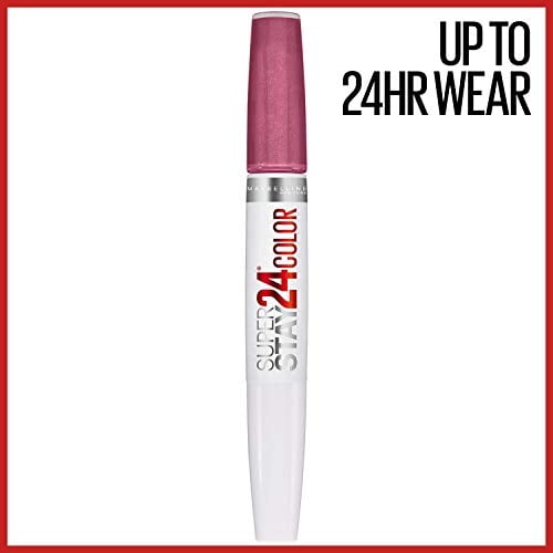 Labial Líquido Maybelline SuperStay 24 2 Pasos Pétalo Infinito