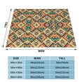 thumbnail image 4 of XMXT Throw Blanket, Aztec Tribal Geometric Print Machine Washable Blankets for Sofa, 40 x 30 inches Multicolor, 4 of 9