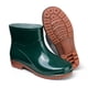 thumbnail image 4 of Botas de lluvia cortas de plástico 3508, zapatos de agua para mujer, tubo bajo, PVC, tendón de res, suela gruesa, forro polar, zapatos de trabajo de color sólido, botas de lluvia impermeables, 4 of 5