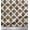 White, variant on Soimoi Blue Cotton Duck Fabric Stripe & Diamond Geometric Print Fabric by the Yard 42 Inch Wide