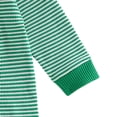 thumbnail image 5 of Leey-World Newborn Baby Girl Clothes Heart Fall Winter Outfits Waffle Stripes Footed Bodysuit Romper Cute Valentines Outfit|Green,3-6 Months, 5 of 6