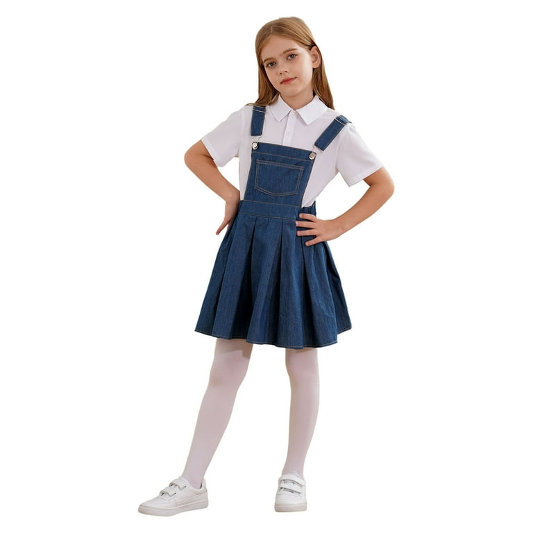 white christmas dresses Denim Wide Leg Overalls