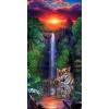 thumbnail image 1 of Cuadros Decorativos Kit de pintura de diamantes 5D, tigre al atardecer, taladro redondo completo, manualidades DIY, imagen de mosaico Ehuebsd Nuevos Originales, 1 of 8