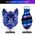 thumbnail image 2 of Filamento Pla Para Impresora 3D Eryone Silk Twist Rainbow 1,75 +/-0,03 Mm Filamento Multicolor Brillante Pla 1 Kg (2,2 Libras) Obsidiana (Negro Azul Púrpura), 2 of 5