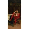 thumbnail image 2 of Frédéric Soulacroix 9x14 Black Ornate Wood Framed Double Matted Museum Art Print Titled: A Gentleman Reading, 2 of 5