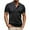 Black, variant on Men's Casual Short Sleeve T-Shirt Solid Color Letter Print Stripe Stitching Comfortable Spring Summer Top Mens Casual Crew Neck Basic Tees
