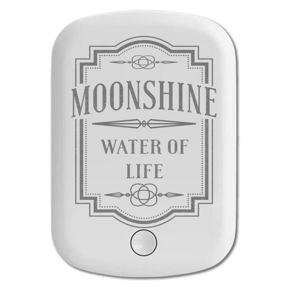 DistinctInk Magnetic Battery Pack, 5000 mAh Wireless Portable Charger with USB-C Cable, Compatible with MagSafe iPhone 14 / 13 / 12 Series - Moonshine - Water of Life