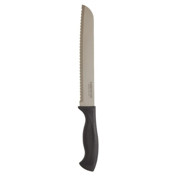 Farberware Knife Armor Dishwasher Safe 8" Bread Knife Black Handle