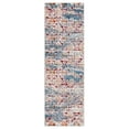 thumbnail image 1 of LR Home FUSIO81353WHT2370 Fusion Distressed Damask Stripe Runner Indoor Area Rug, 1 of 1