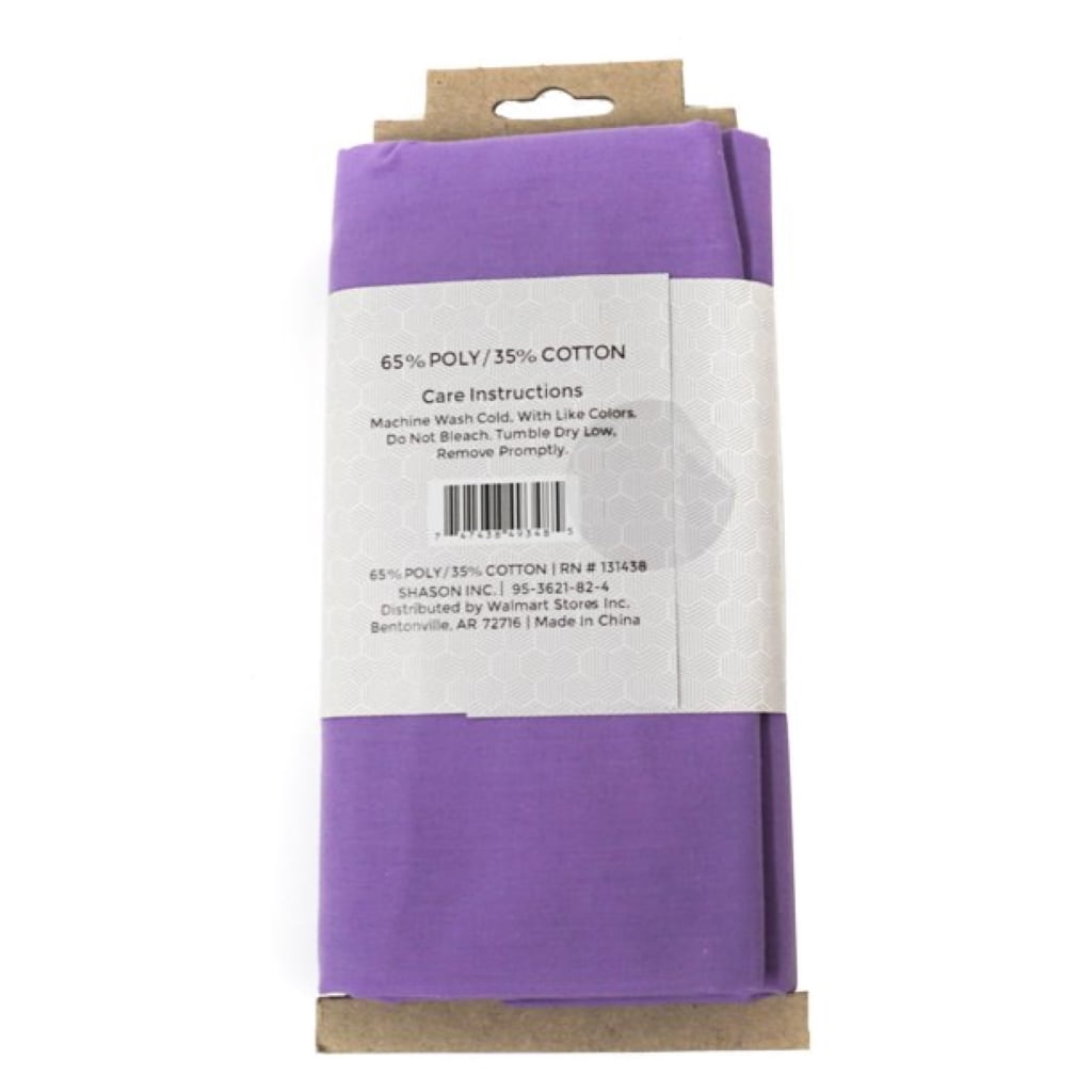 Shason Textile Craft Quilting Poly Cotton 2 Yards Precut Fabric, Lavender (Pack of 2)