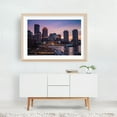 thumbnail image 6 of Seaport Lights - Photography Cityscape Harbor Skyline Architecture Water Sunset Boardwalk Unframed Wall Art Print 24 x 36 inches, 6 of 7