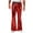 Red, variant on Pants for Men,Mens Pants,Men Stage Sequined Flared Pants with ed Waist for Nightclub Performance and Fashion Style Statements Red S