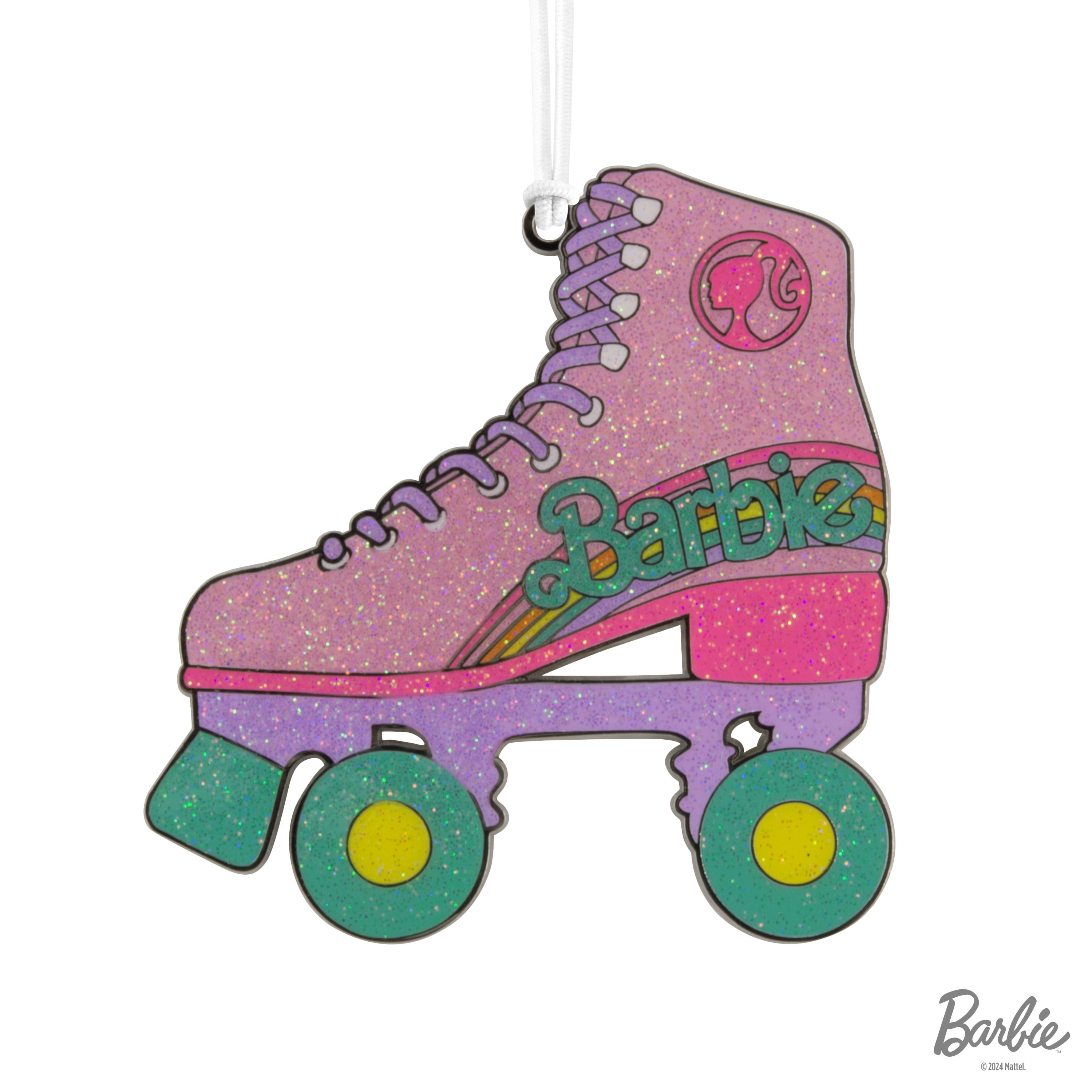 Hallmark Christmas Ornament (Barbie Roller Skate, Metal), 1 count, 1 Count