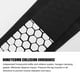 thumbnail image 4 of Espinilleras de fútbol Almohadillas para exteriores Equipo de protección de pantorrilla de nido de abeja (L) Negro, 4 of 8