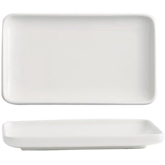 Plates Household Ceramic Steak Plate, Western Dinner Plate, Creative Ceramic Rectangular Plate Dishes(Medium)