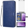 thumbnail image 1 of Mobile Phone Cover for Samsung S9, Cover Premium Pu Leather Tpu Flip Case Magnetic Closure Card Compartment Stand Function Wallet with Lanyard Protective Cover, 1 of 7