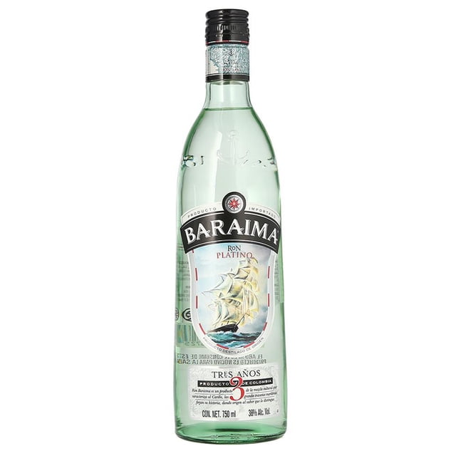 Ron Baraima Blanco 3 Años 750 ml Baraima Blanco 3 Años