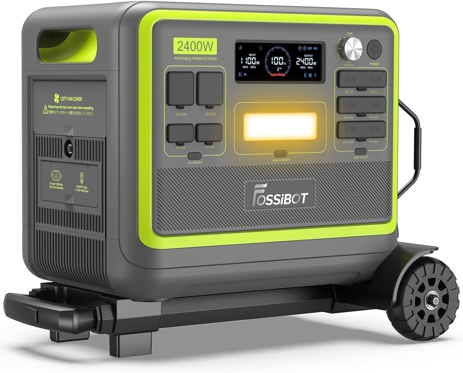 Eco Play 2400W Solar Generator – 2048Wh LiFePO4 Portable Power