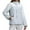 Light Blue, variant on Unisex Lightweight Windproof Breathable Outdoor Jackets Oversized Soft Warm Zipper up Stylish Color Block Coat Hoodies for Couples Everyday Wear Pink XL