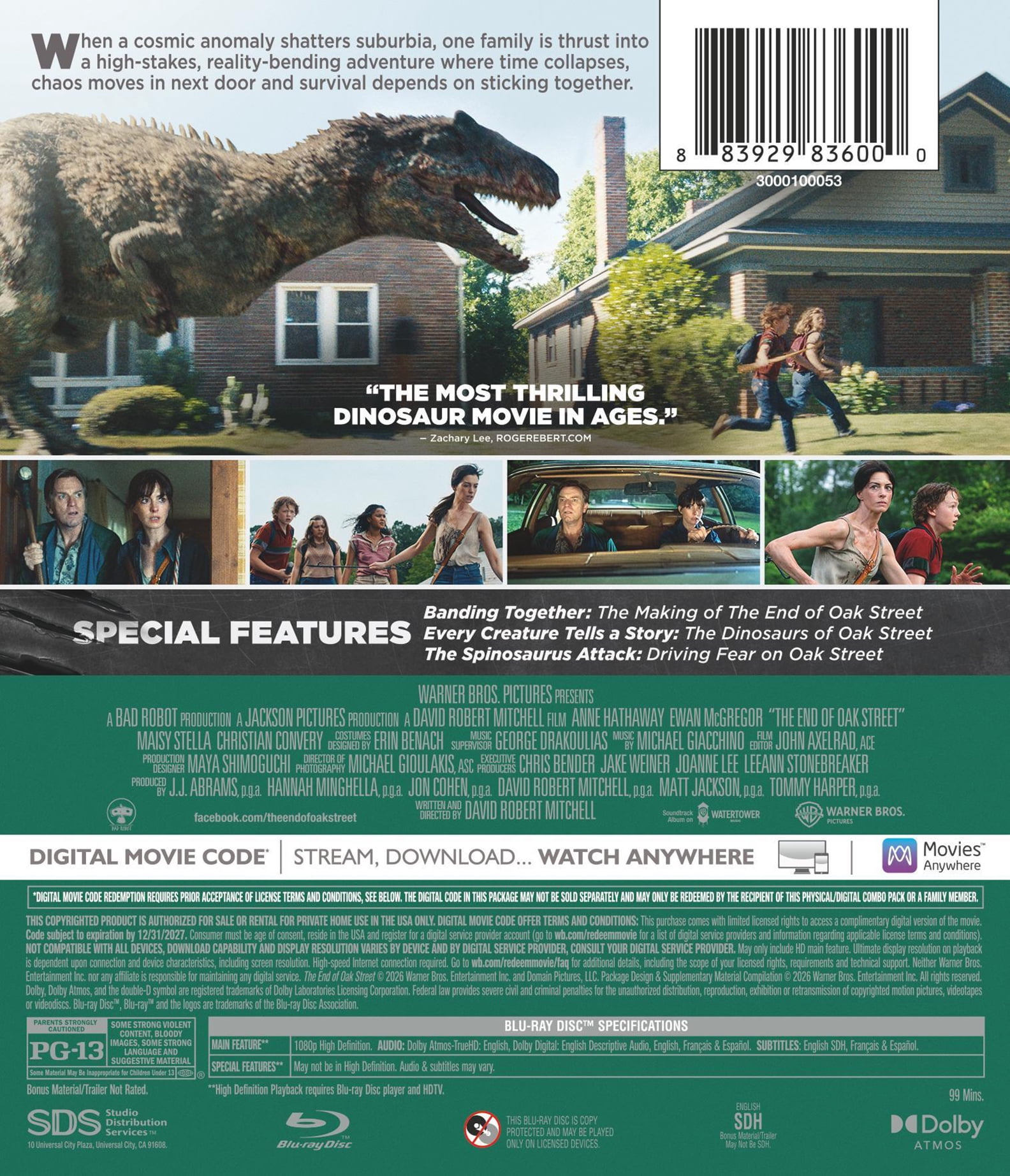 The End of Oak Street (Blu-ray + Digital Copy), Thriller, Warner Bros.