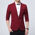 thumbnail image 1 of Traje casual para hombre, talla grande, chaqueta de traje pequeña, corte entallado para hombre Traje casual para hombre, talla grande, chaqueta de traje pequeña, corte entallado para hombre, 1 of 5