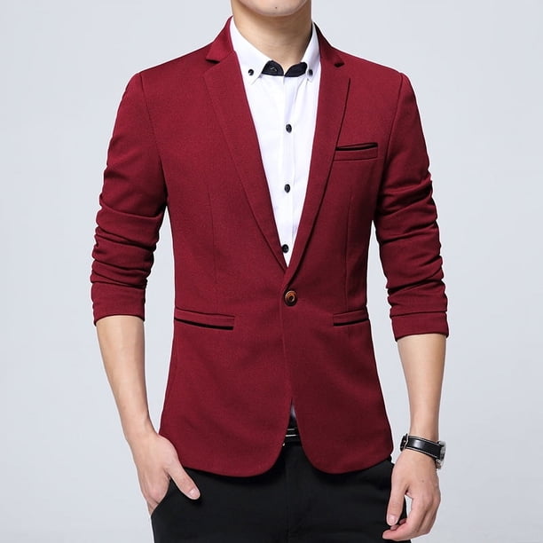 Traje casual para hombre, talla grande, chaqueta de traje pequeña, corte entallado para hombre Traje casual para hombre, talla grande, chaqueta de traje pequeña, corte entallado para hombre