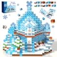 thumbnail image 1 of Bloques de construcción magnéticos BrightBlox 120 piezas IceCastle, 1 of 7