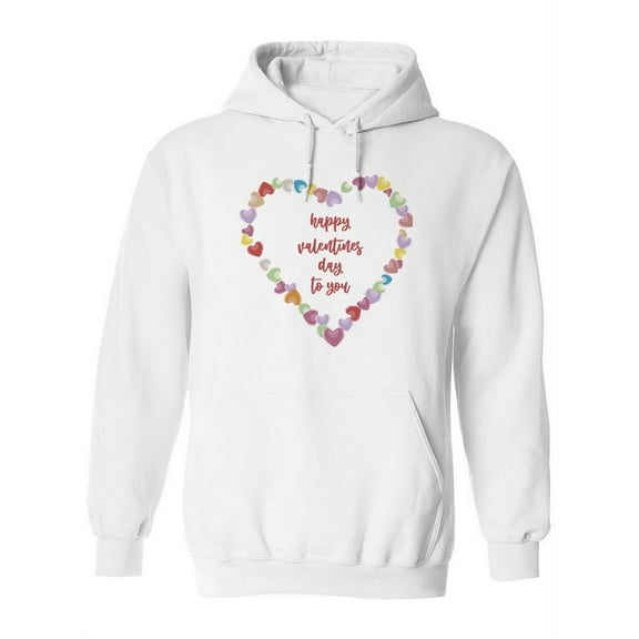 Happy Valentines To You Hoodie Women -SPIdeals Designs, Female Medium