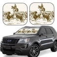 thumbnail image 1 of Balery Cattle Drive By Two Cowboys Parasol para parabrisas de coche de 2 piezas | Parasol plegable para parabrisas delantero de coche para la mayoría de sedanes-Large, 1 of 6