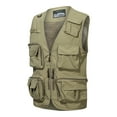 thumbnail image 1 of Puntoco Chaqueta De Trabajo Para Hombre Con Múltiples Bolsillos, Chaqueta Sin Mangas Para Fotografía Al Aire Libre, 1 of 2