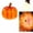 Yellow, variant on Halloween LED Pumpkin Light Glowing Jack O for Home Party Desktop Holiday Decorative Prop Fall Thanksgiving