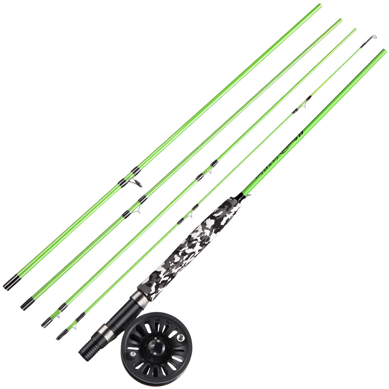 Sougayilang 5Piece Fly Fishing Rod and Reel Combo 9ft #5 Fly Fishing Pole  Set 