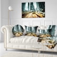 thumbnail image 3 of Designart Traffic in Hong Kong at Sunset - Cityscape Photo Throw Pillow - 12x20, 3 of 5