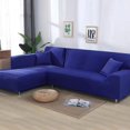thumbnail image 3 of Fundas de sofá de color sólido para sala de estar, funda elástica para sofá de esquina en forma de L, funda protectora para silla de 1, 2, 3 o 4 plazas, 3 of 5