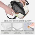 thumbnail image 3 of Uemuo Brown Bunny Printed Lunch Bag Lunch Box Reusable Insulated Lunch Tote Bag, Leakproof Thermal Cooler Sack Food Handbags Case High Capacity, 3 of 5