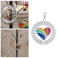 thumbnail image 3 of DOLITY 3D Metal Spiral Rotating ing Wind Garden Porch Large Wind Chimes C, 3 of 9