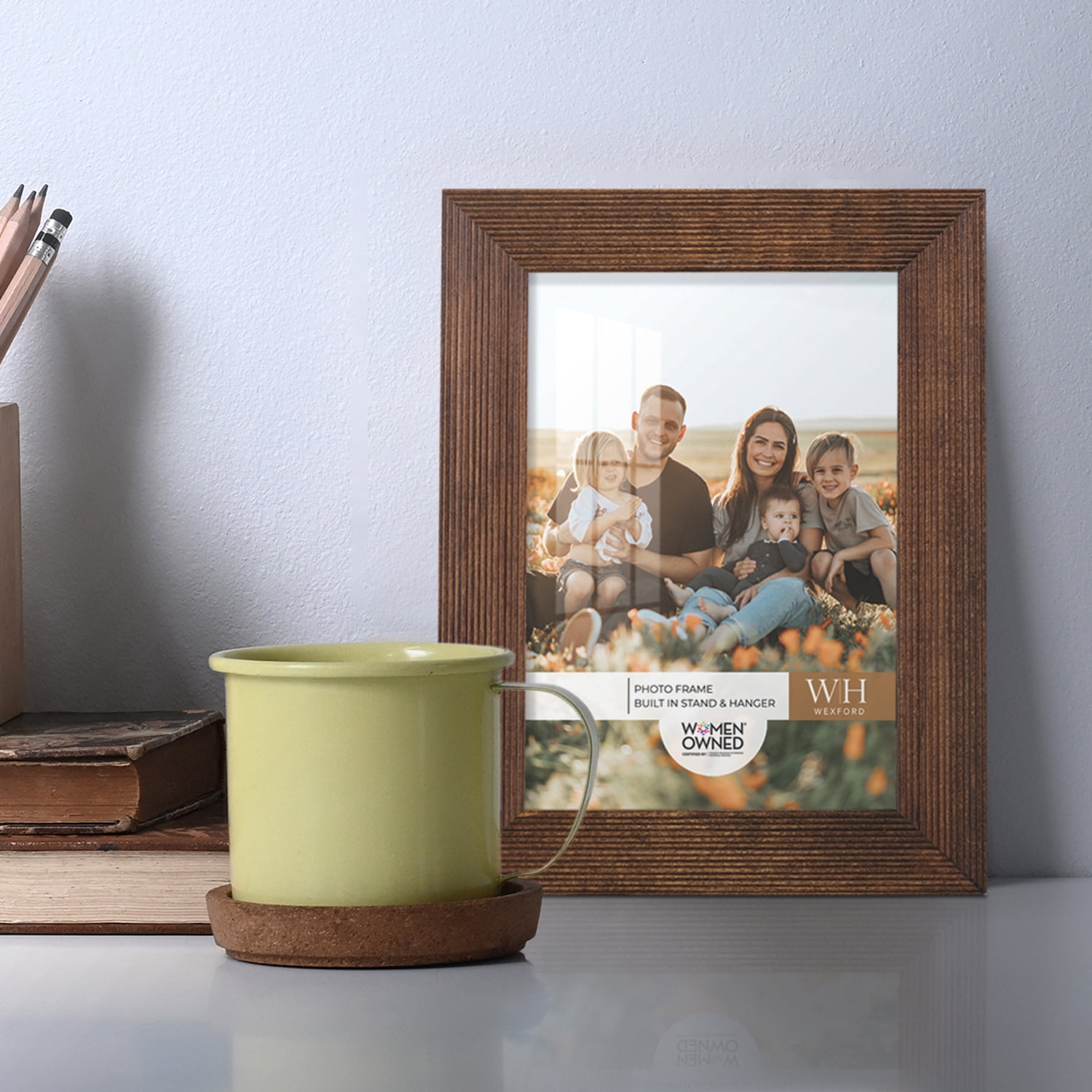 Traditional Walnut Tone Picture Frame, 3.5 x 5