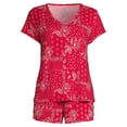 thumbnail image 5 of Secret Treasures Women's and Women's Plus Americana Printed PJ Set, 5 of 5