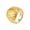 Gold, variant on Women Stainless Steel Hyperbole Hip Hop Punk 24mm Chunky Dome Irregular Geometric Shapes Rhombic Grid Pattern Carved Biker Ring Silver Size 7