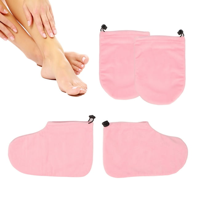 Wax Booties, Thermal Treatment Adjustable Washable Paraffin Wax Gloves Booties For Home