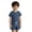 Blue, variant on Rove Studio Toddler Boys 2-Piece Outfit, Solid Ribbed Short Sleeve Tee & Drawstring Shorts, Summer Casual Kids Clothing White 100