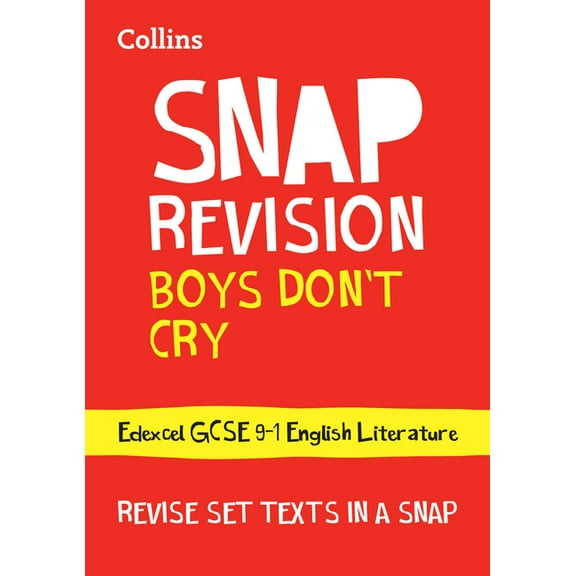 Collins GCSE Grade 9-1 Snap Revision - Boys Don't Cry Edexcel GCSE 9-1 English Literature Text Guide: Ideal for Home Lea, (Paperback)